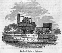 British Railway Mania Bubble: The Stephenson-No.1- Engine
